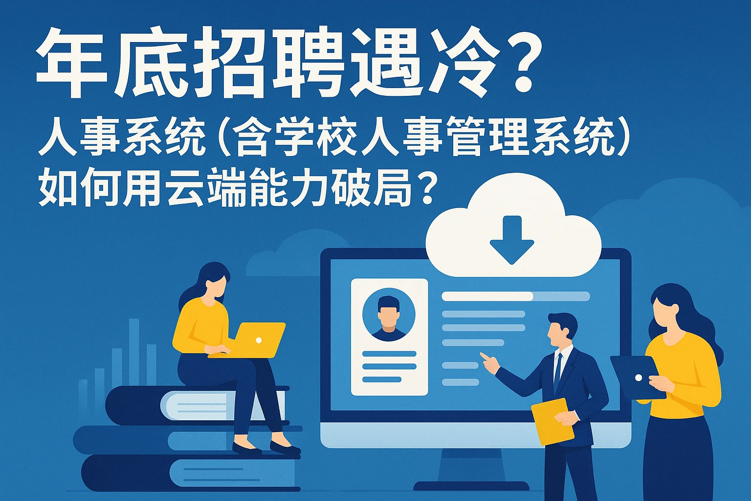 年底招聘遇冷？人事系统（含学校人事管理系统）如何用云端能力破局？