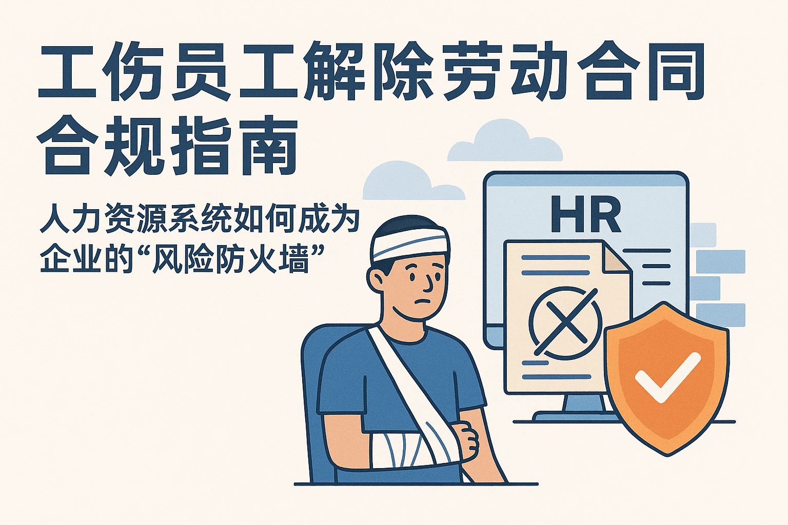 工伤员工解除劳动合同合规指南：人力资源系统如何成为企业的“风险防火墙”