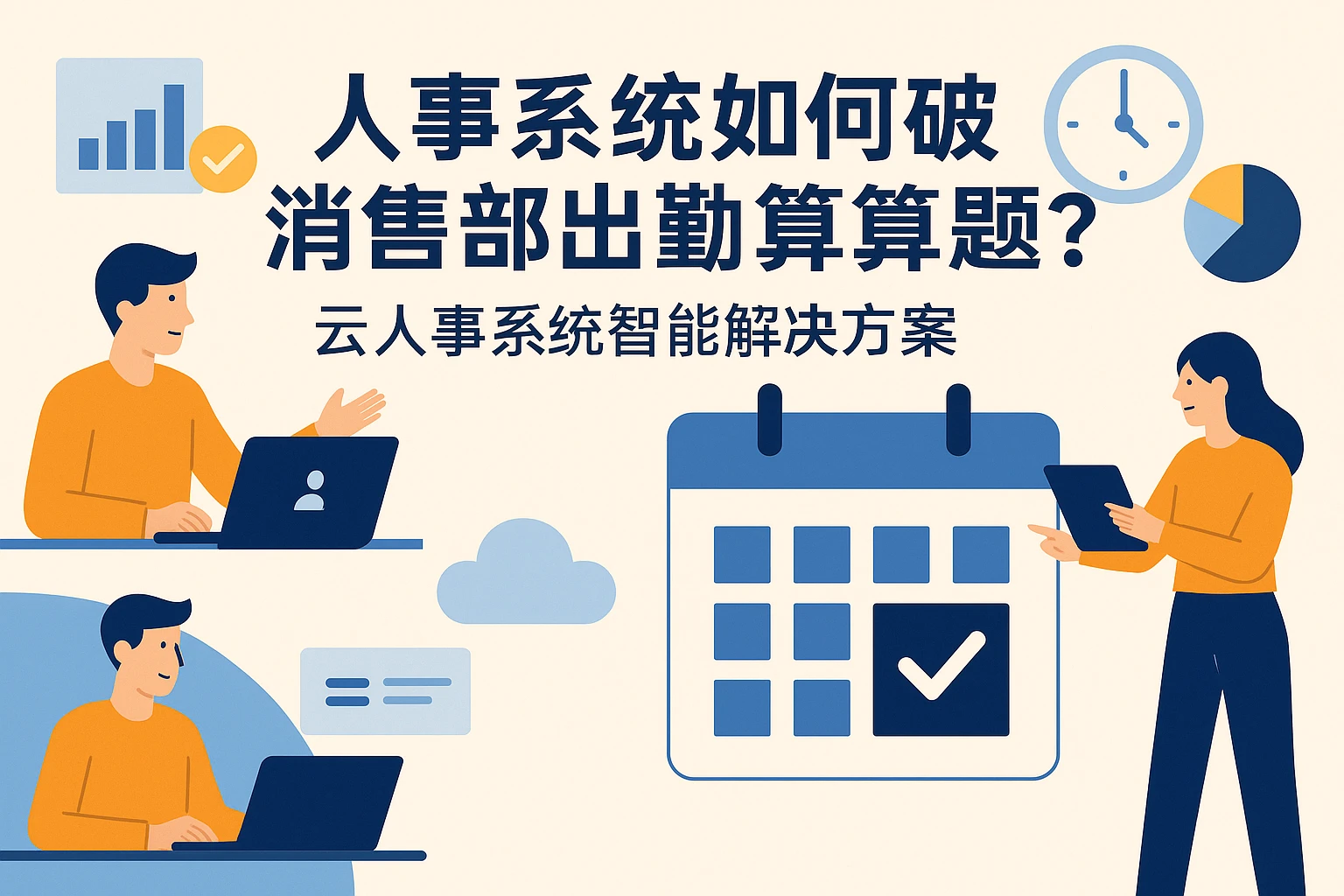 人事系统如何破解销售部出勤计算难题？云人事系统的智能解决方案