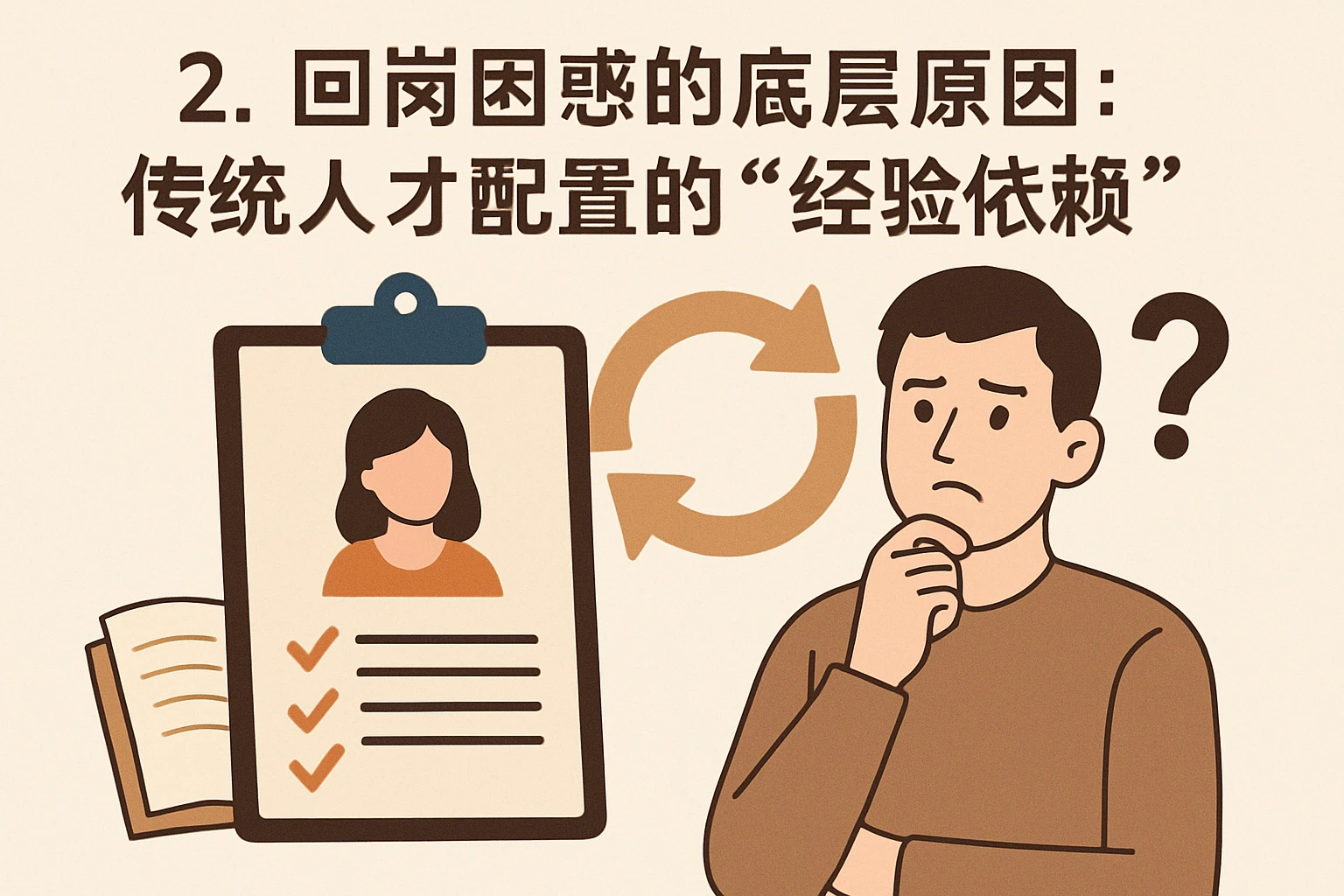 2. 回岗困惑的底层原因：传统人才配置的“经验依赖”