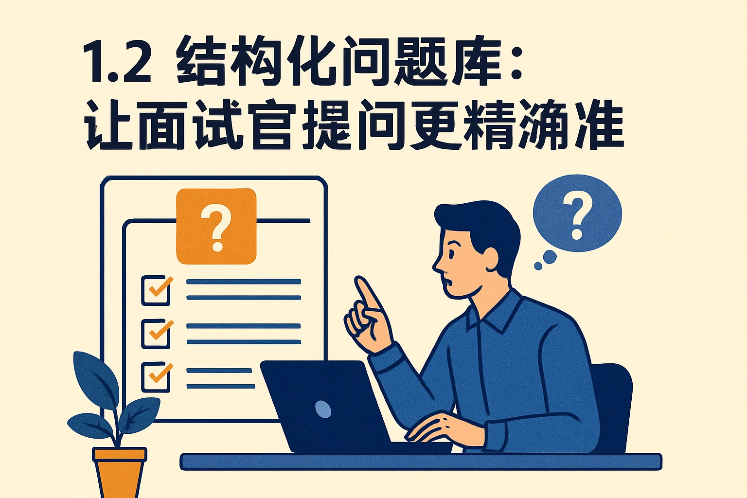 1.2 结构化问题库：让面试官提问更精准