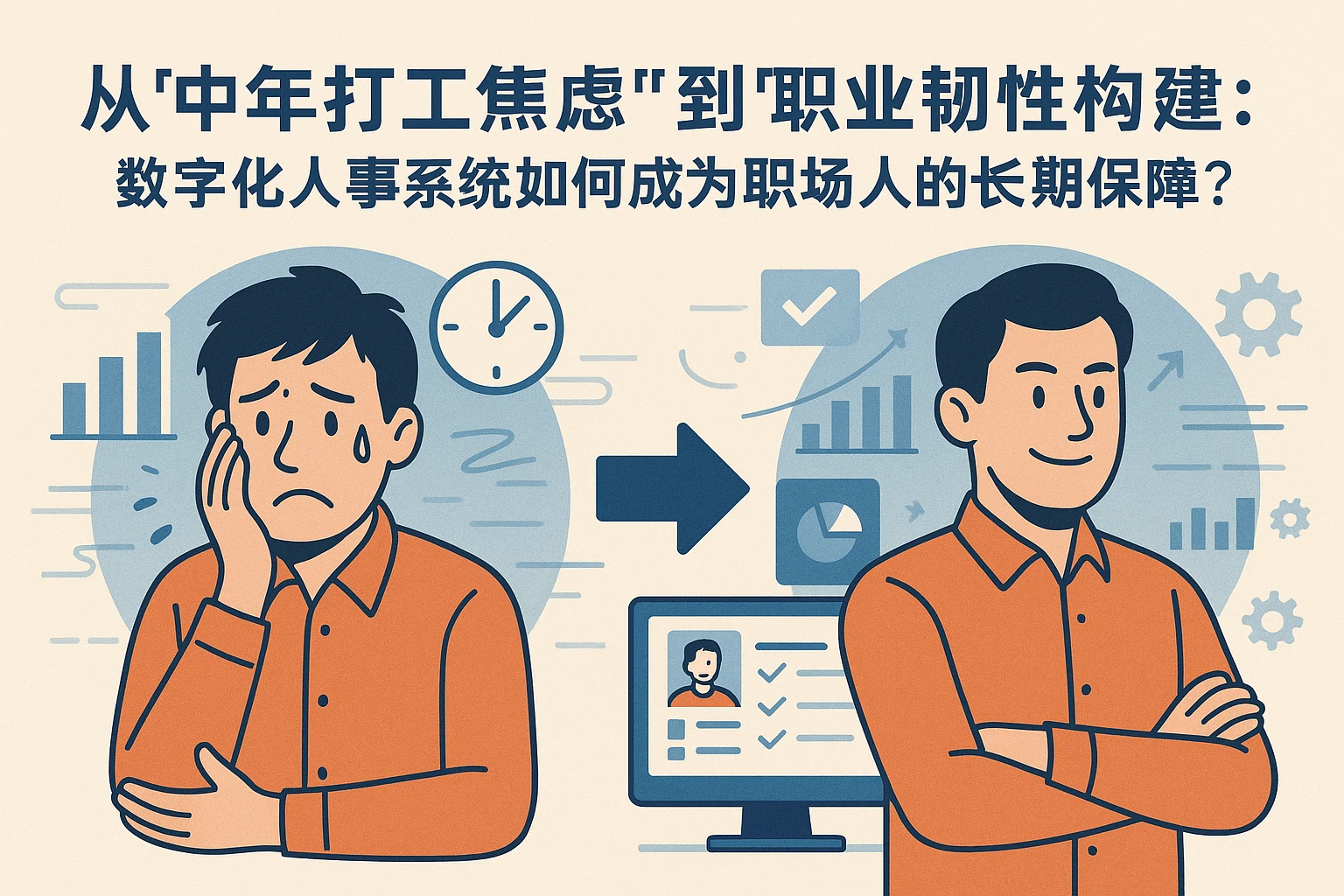 从“中年打工焦虑”到“职业韧性构建”：数字化人事系统如何成为职场人的长期保障？