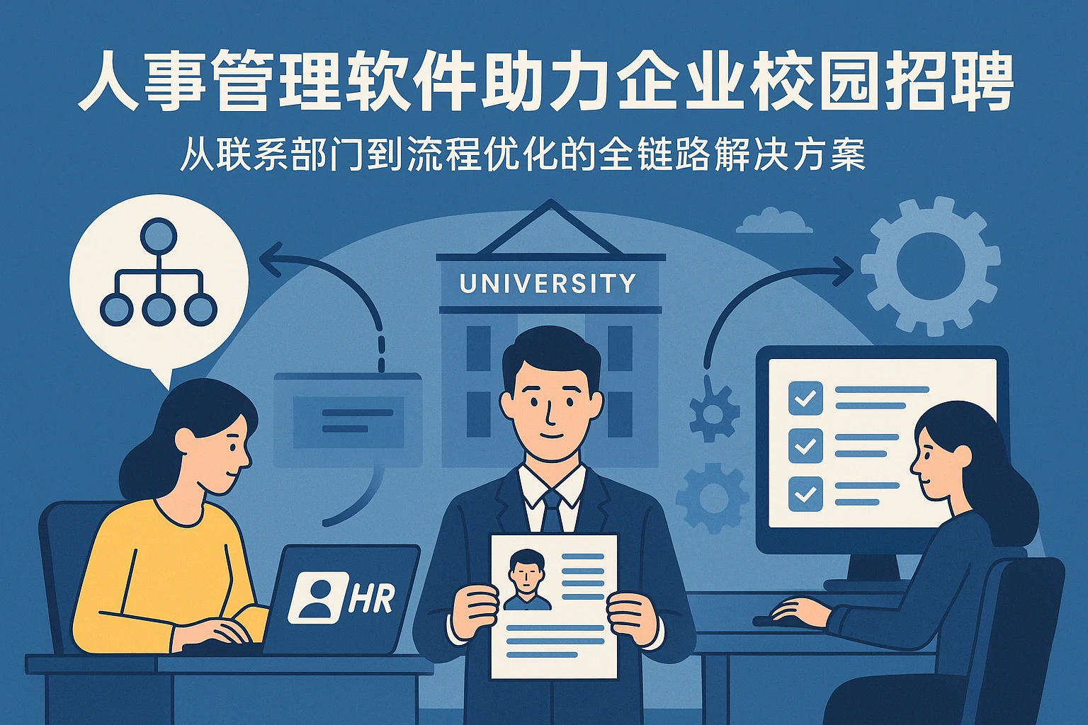 人事管理软件助力企业校园招聘：从联系部门到流程优化的全链路解决方案