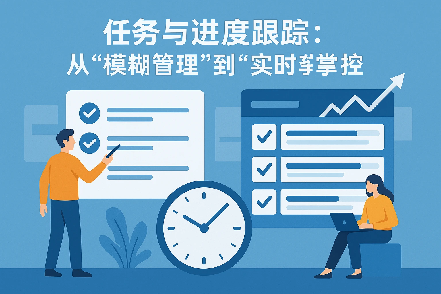 2. 任务与进度跟踪：从“模糊管理”到“实时掌控”