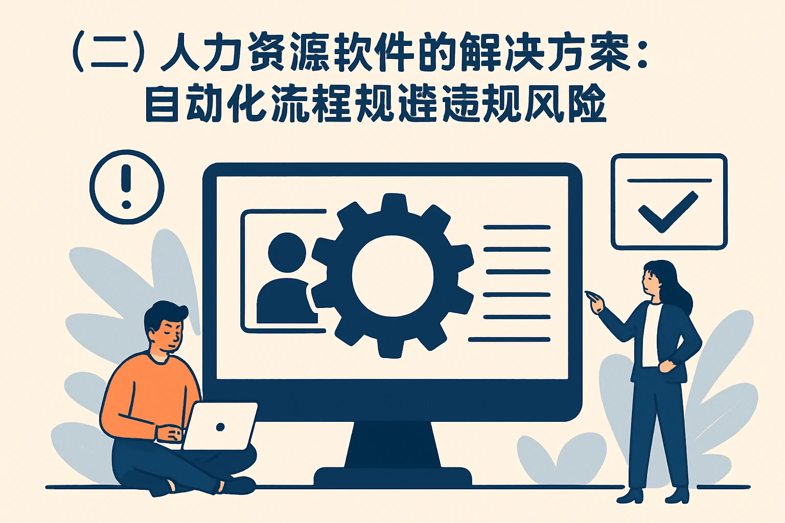 （二）人力资源软件的解决方案：自动化流程规避违规风险