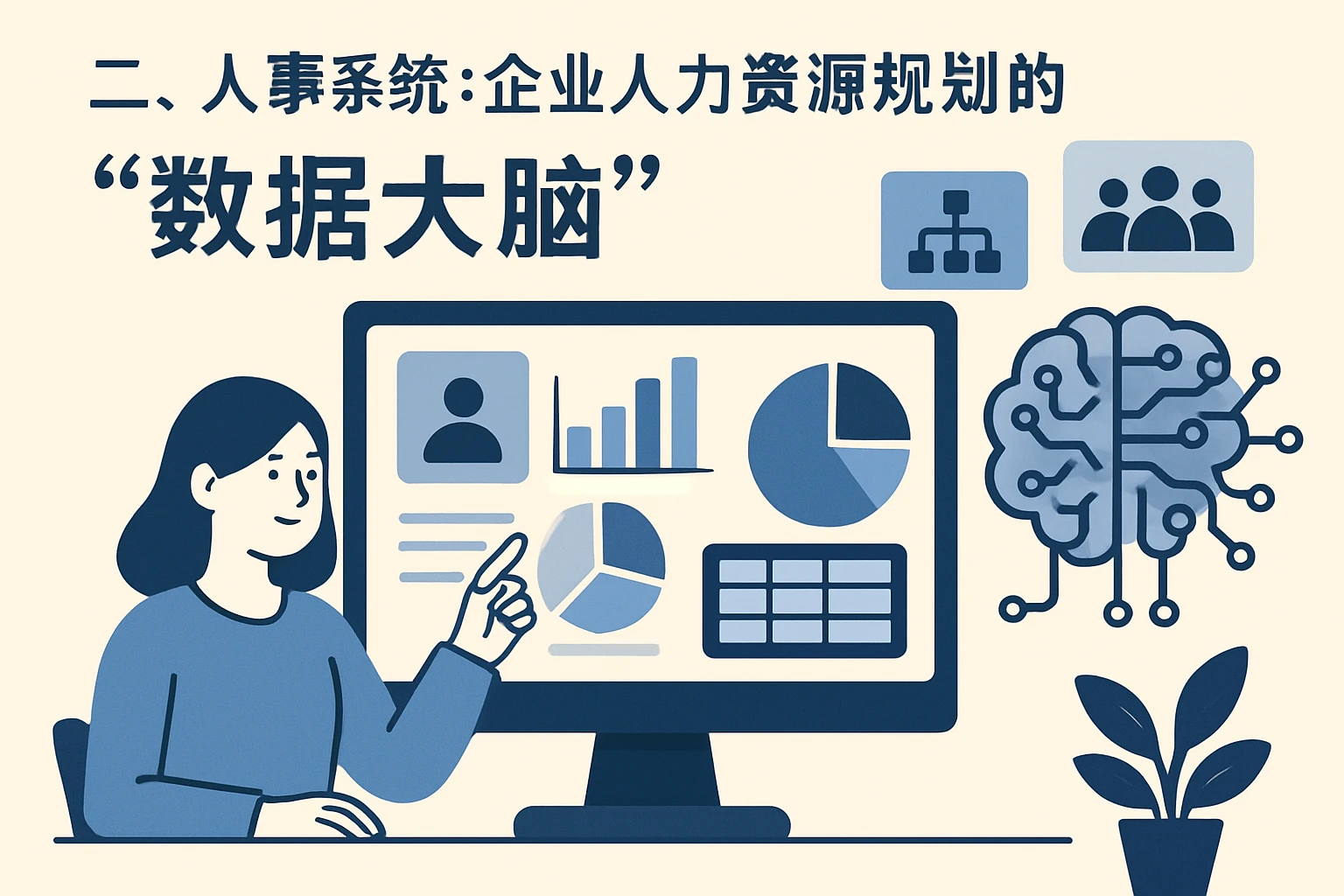 二、人事系统：企业人力资源规划的“数据大脑”