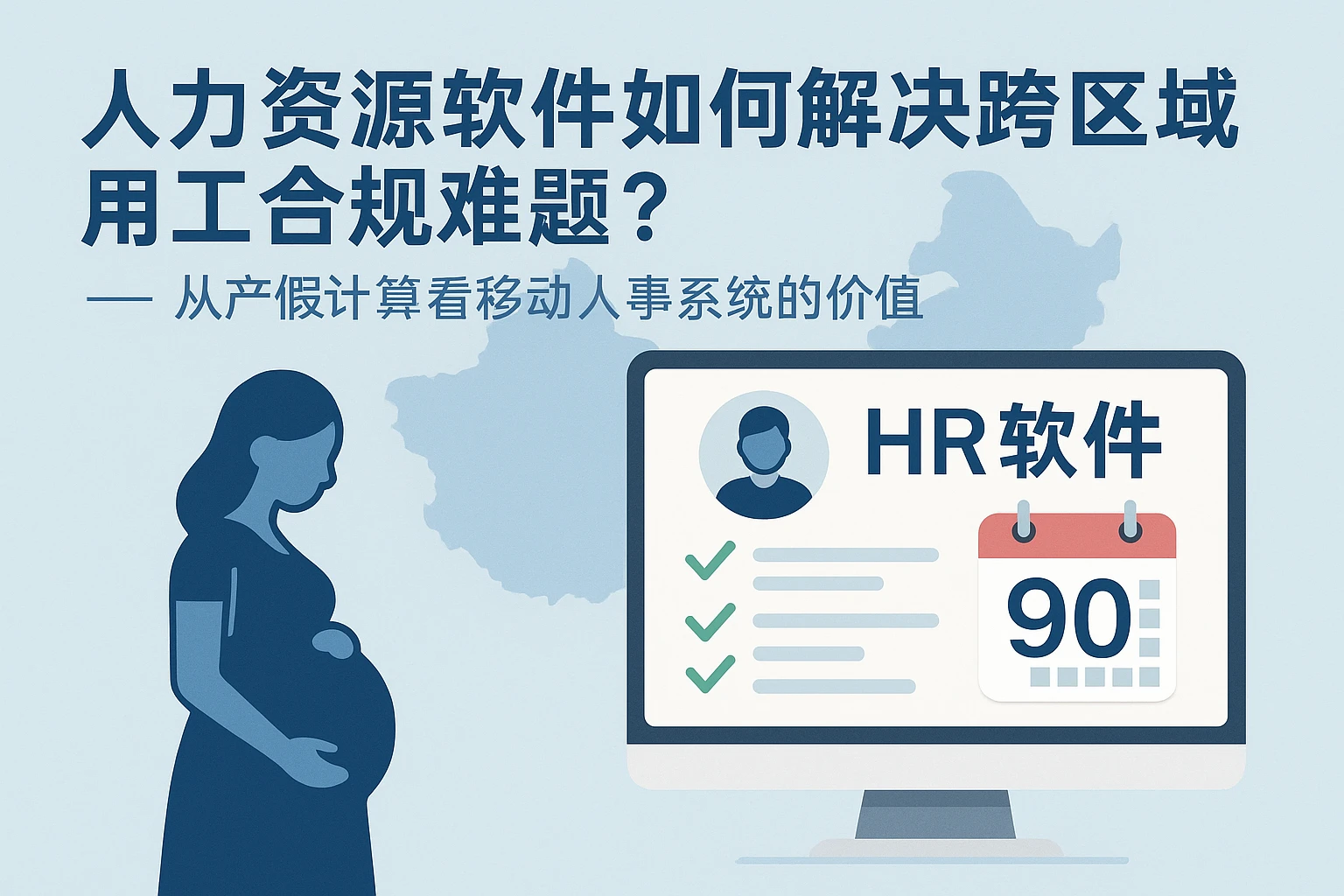 人力资源软件如何解决跨区域用工合规难题？——从产假计算看移动人事系统的价值