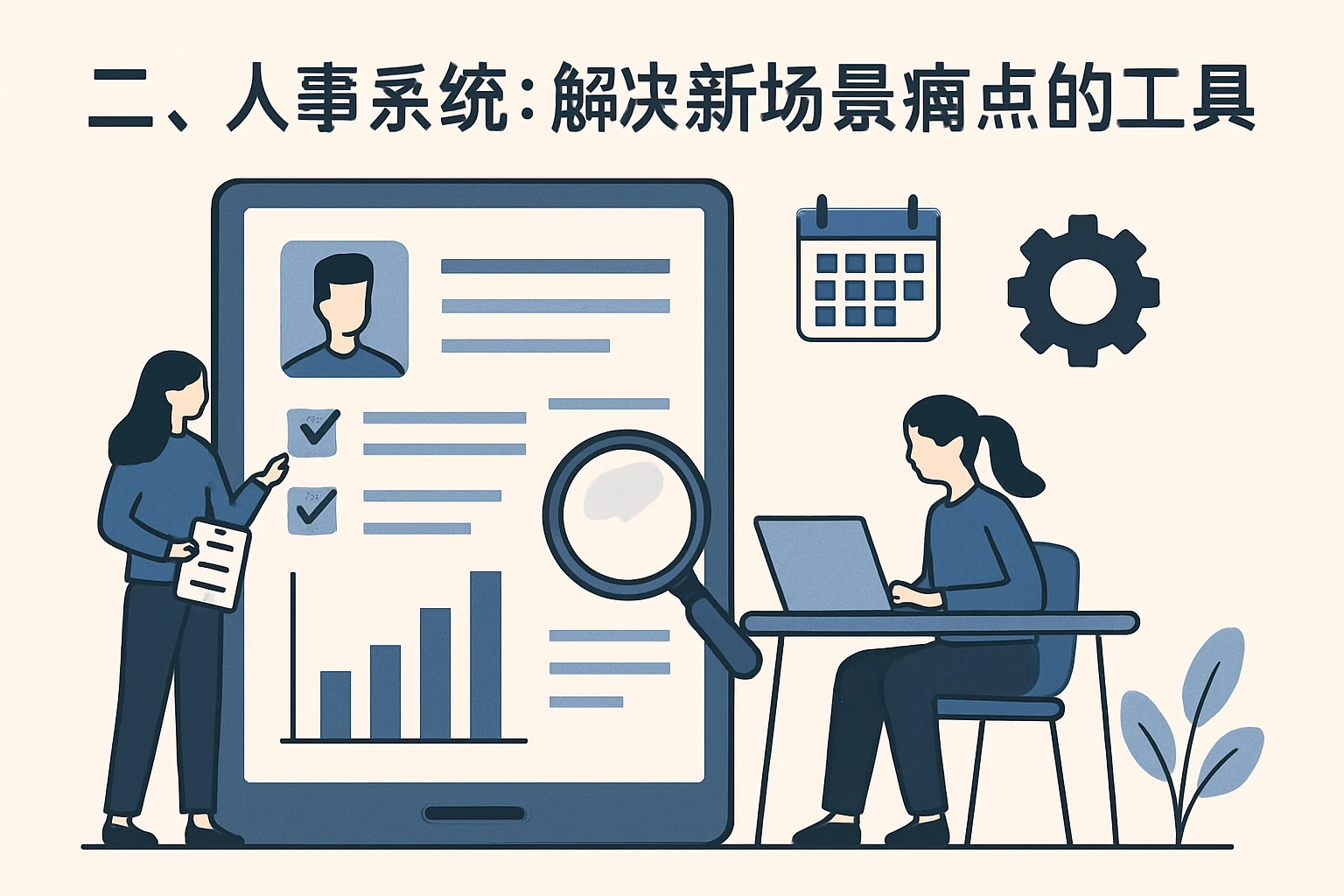 二、人事系统：解决新场景痛点的数字化工具