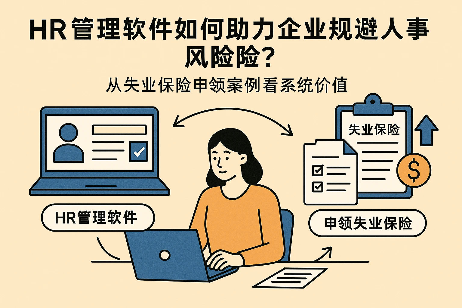 HR管理软件如何助力企业规避人事风险？从失业保险申领案例看系统价值