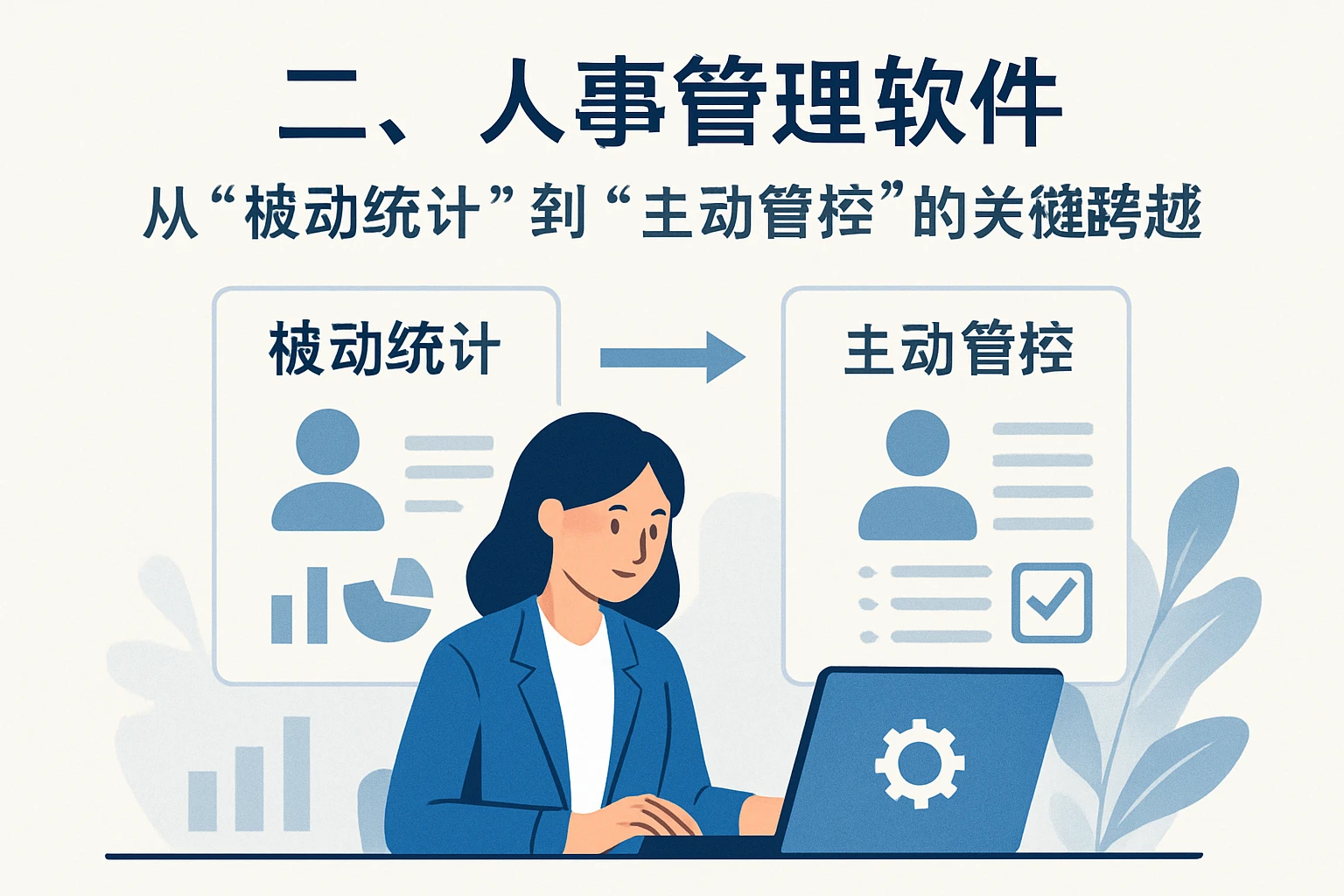 二、人事管理软件：从“被动统计”到“主动管控”的关键跨越