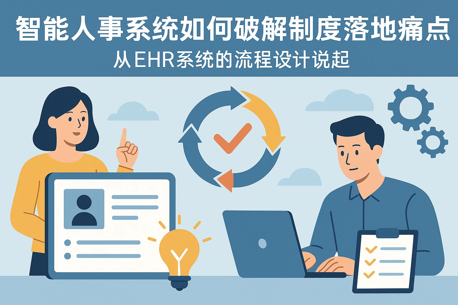 智能人事系统如何破解制度落地痛点？从EHR系统的流程设计说起