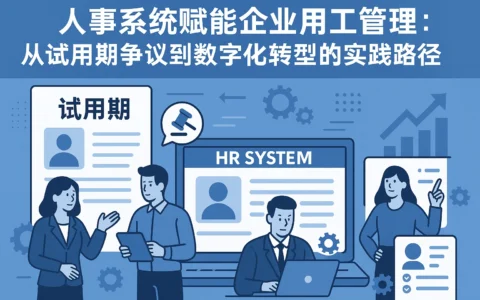 人事系统赋能企业用工管理：从试用期争议到数字化转型的实践路径