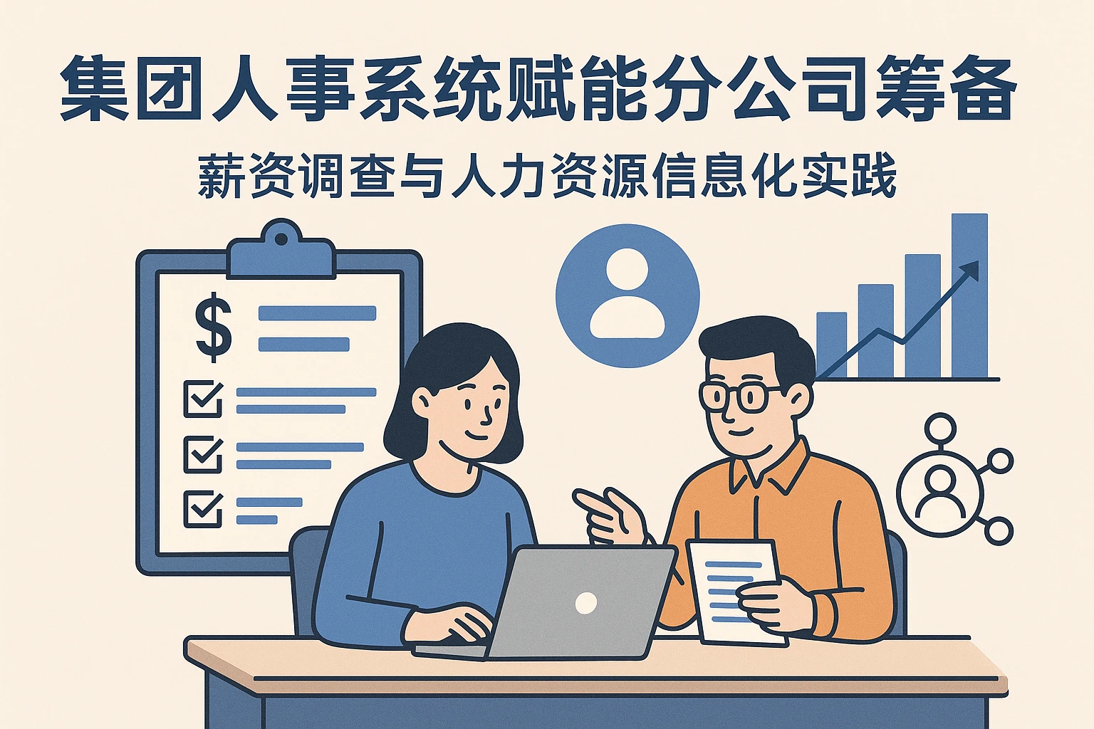 集团人事系统赋能分公司筹备：薪资调查与人力资源信息化实践