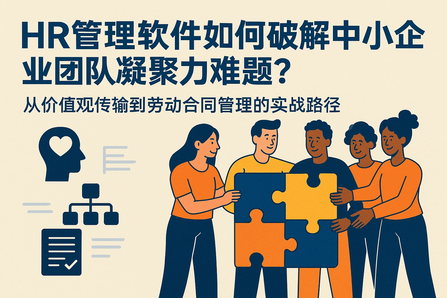 HR管理软件如何破解中小企业团队凝聚力难题？从价值观传输到劳动合同管理的实战路径