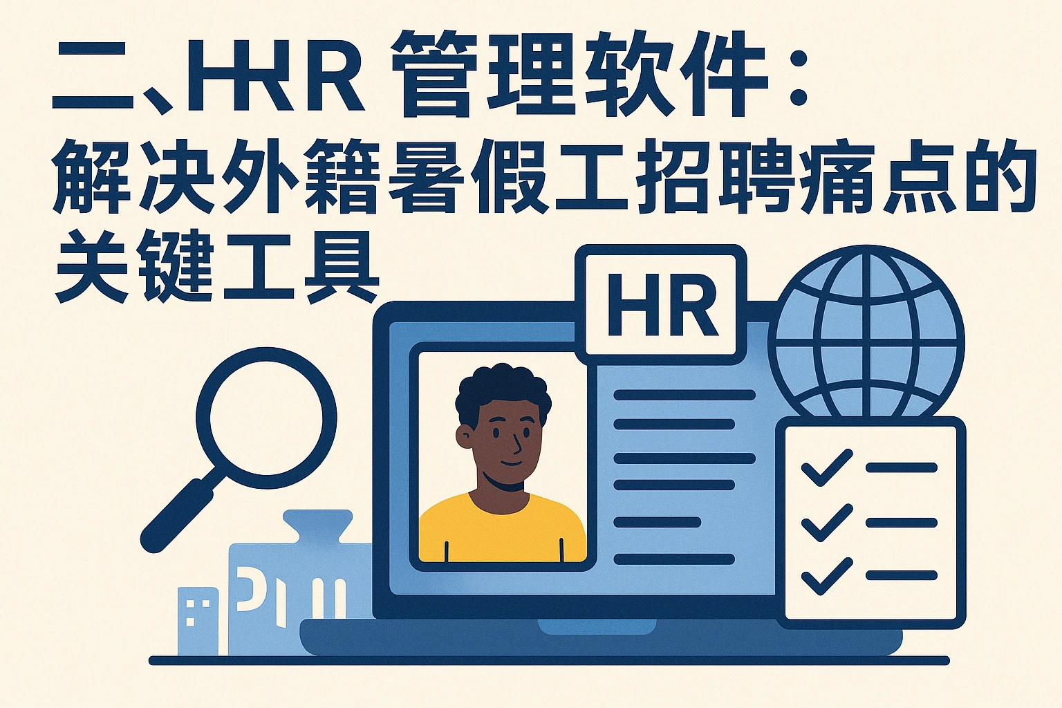 二、HR管理软件：解决外籍暑假工招聘痛点的关键工具