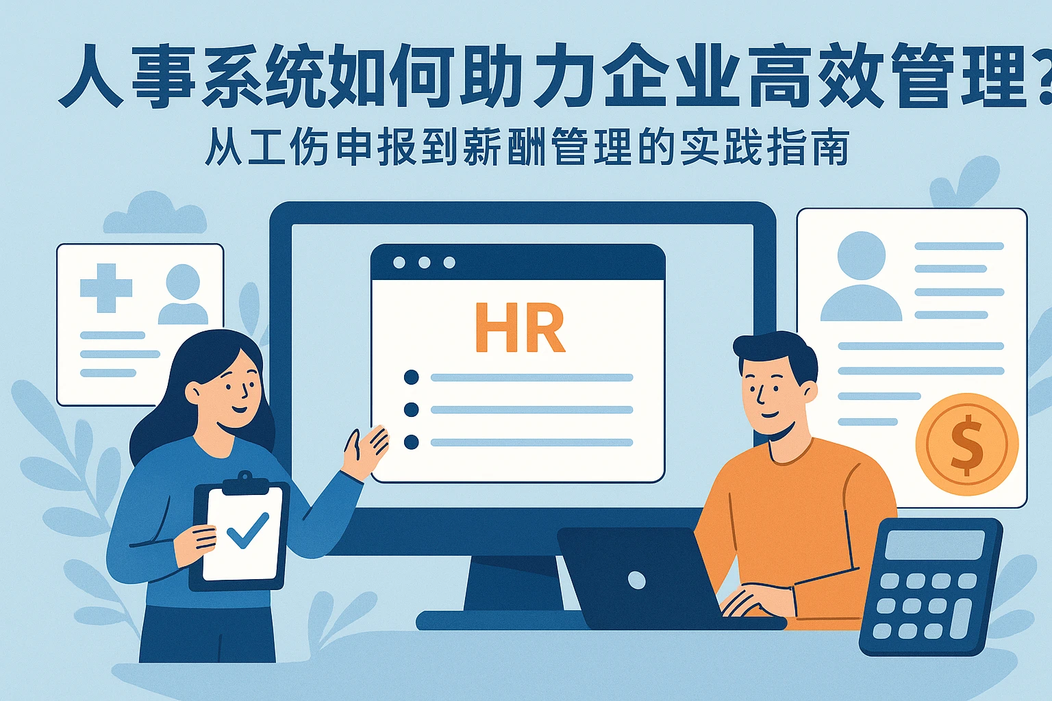 人事系统如何助力企业高效管理？从工伤申报到薪酬管理的实践指南
