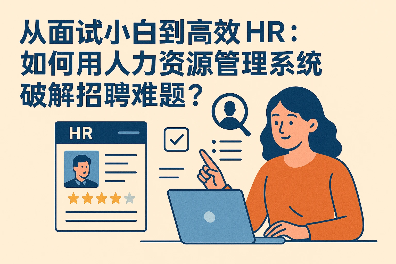 从面试小白到高效HR：如何用人力资源管理系统破解招聘难题？