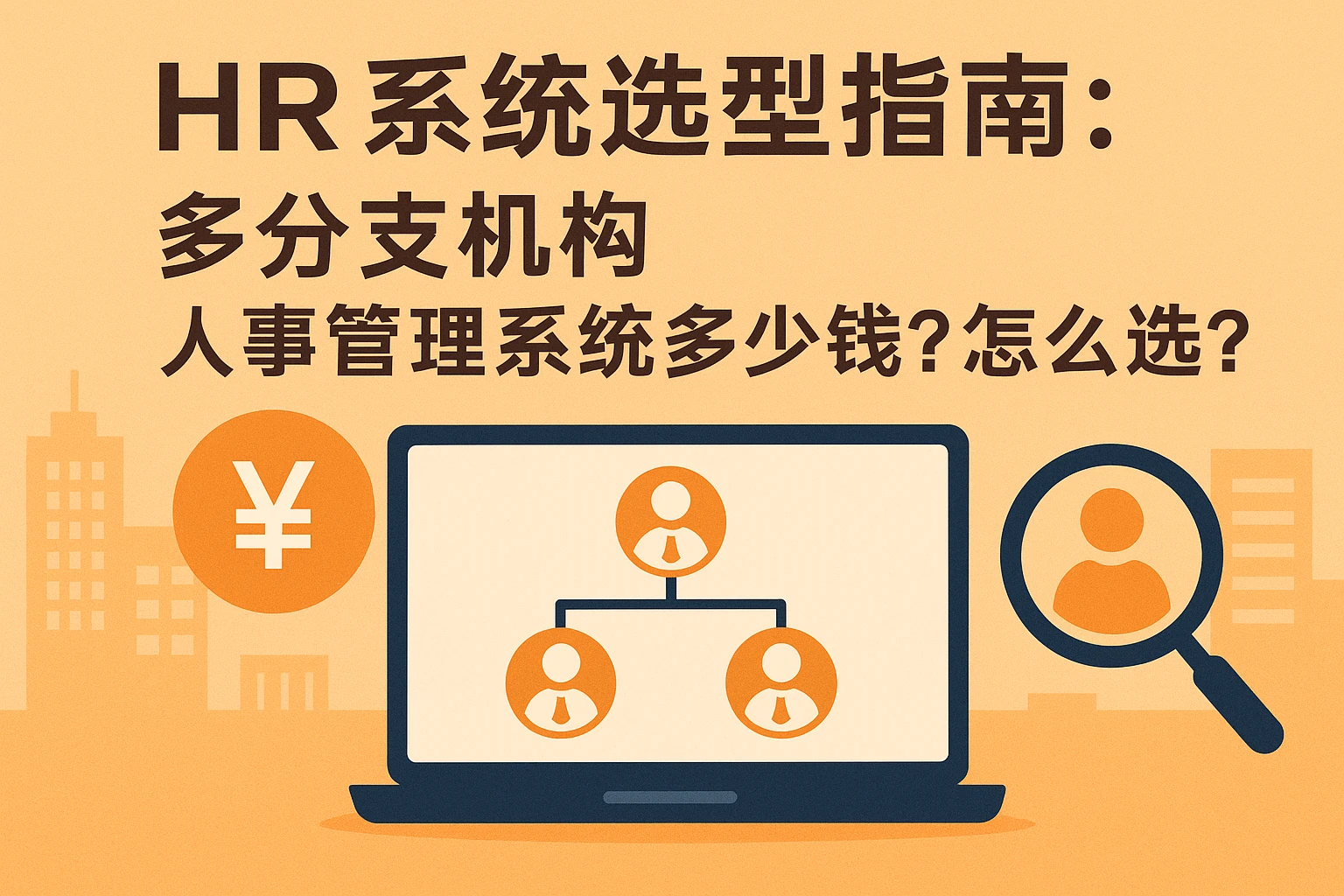 HR系统选型指南：多分支机构人事管理系统多少钱？怎么选？