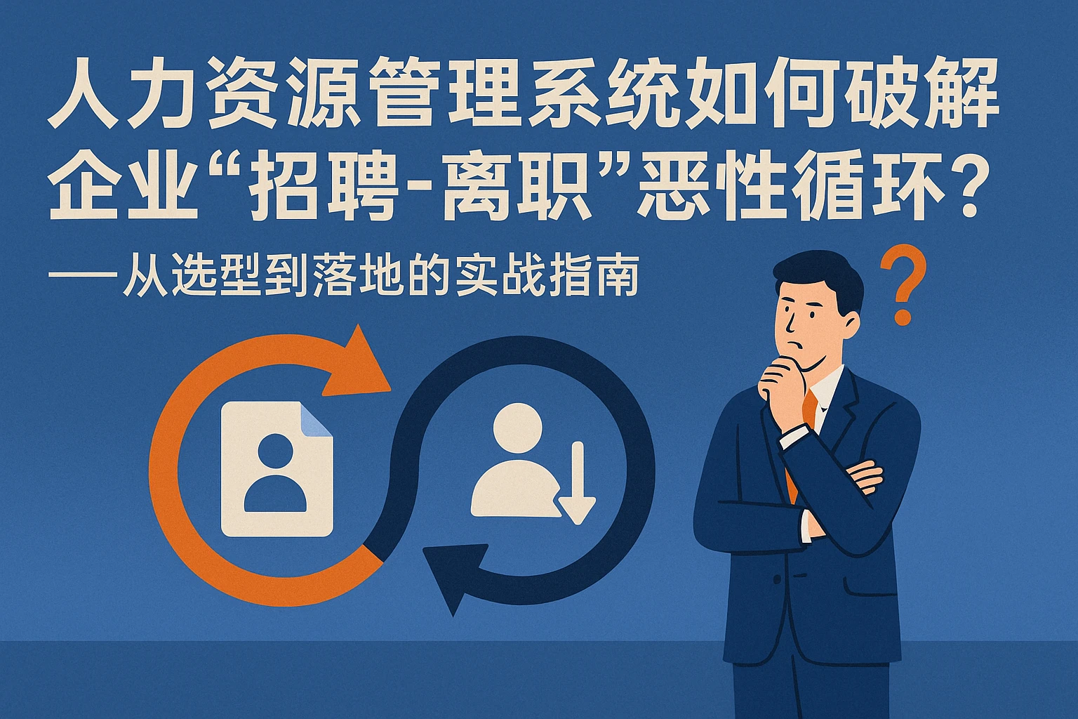人力资源管理系统如何破解企业“招聘-离职”恶性循环？——从选型到落地的实战指南