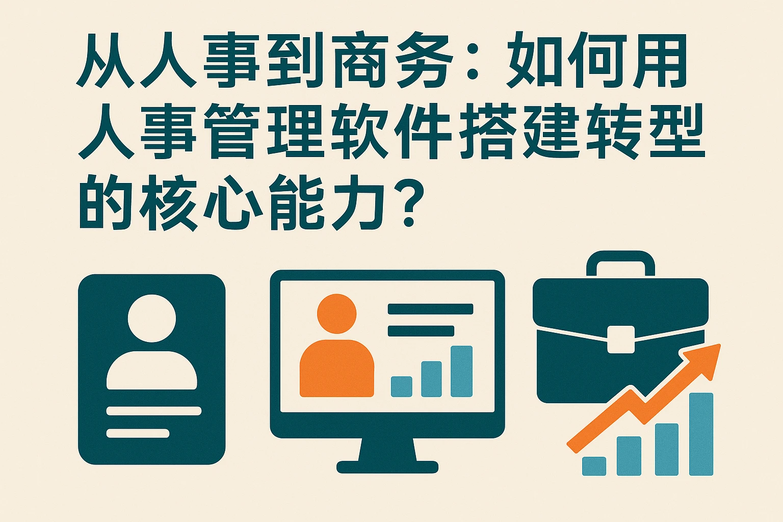 从人事到商务：如何用人事管理软件搭建转型的核心能力？