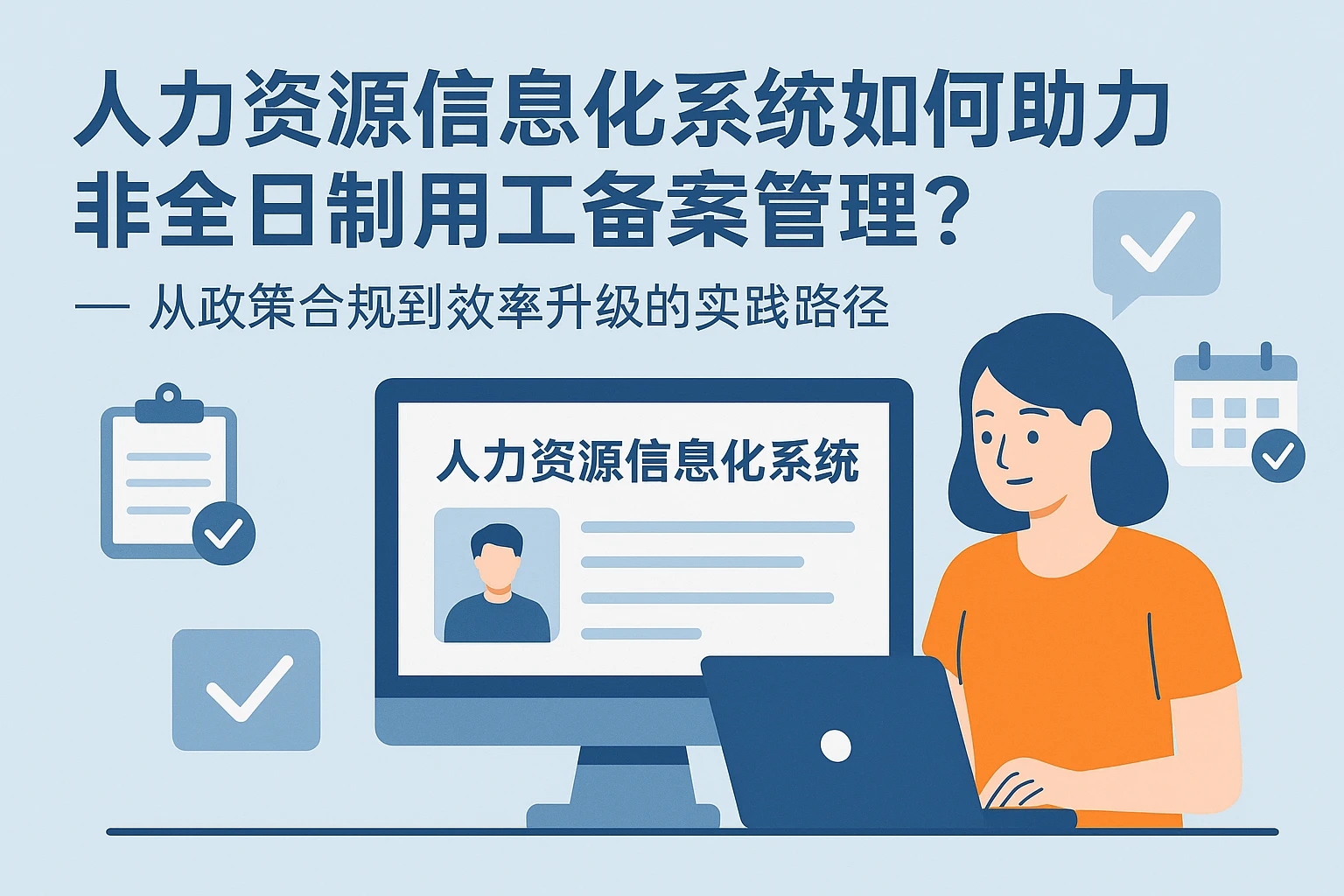 人力资源信息化系统如何助力非全日制用工备案管理？——从政策合规到效率升级的实践路径