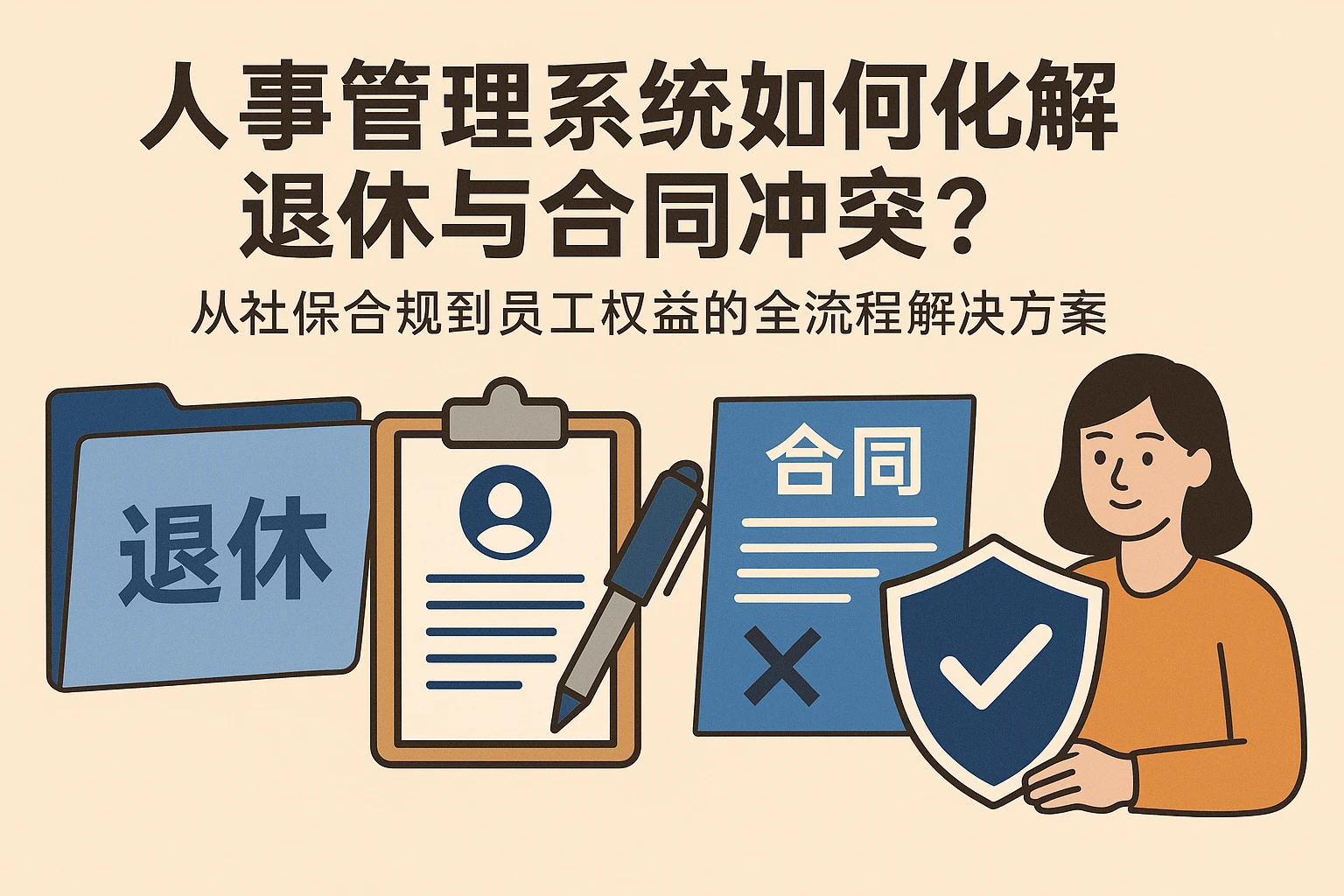 人事管理系统如何化解退休与合同冲突？从社保合规到员工权益的全流程解决方案