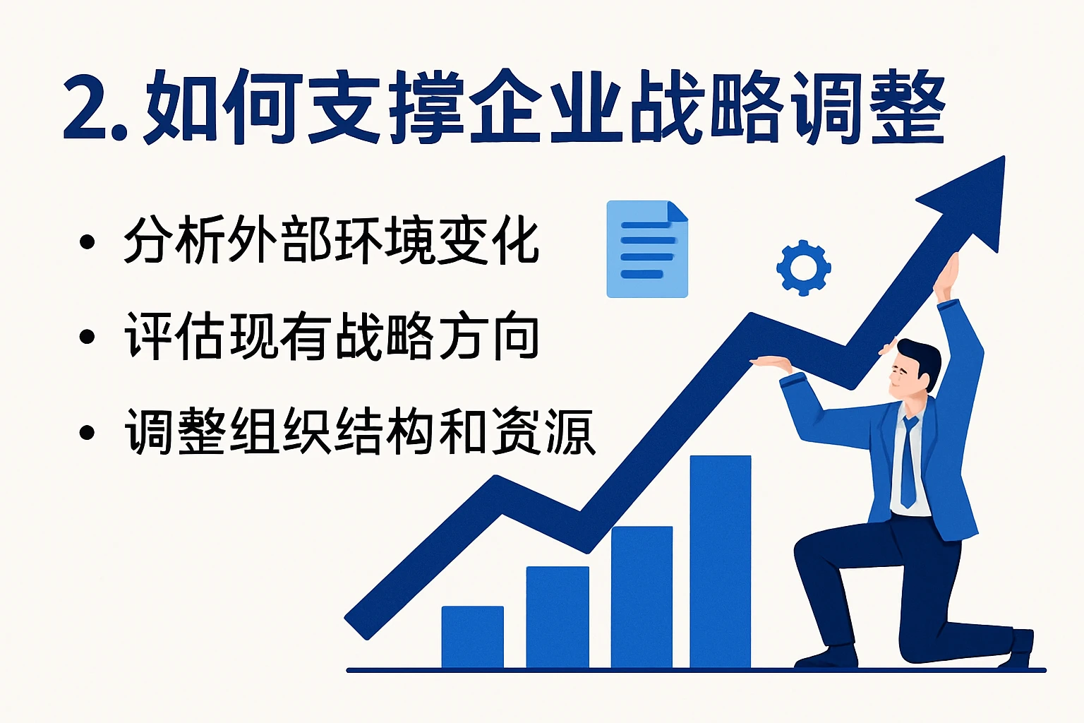 2. 如何支撑企业战略调整