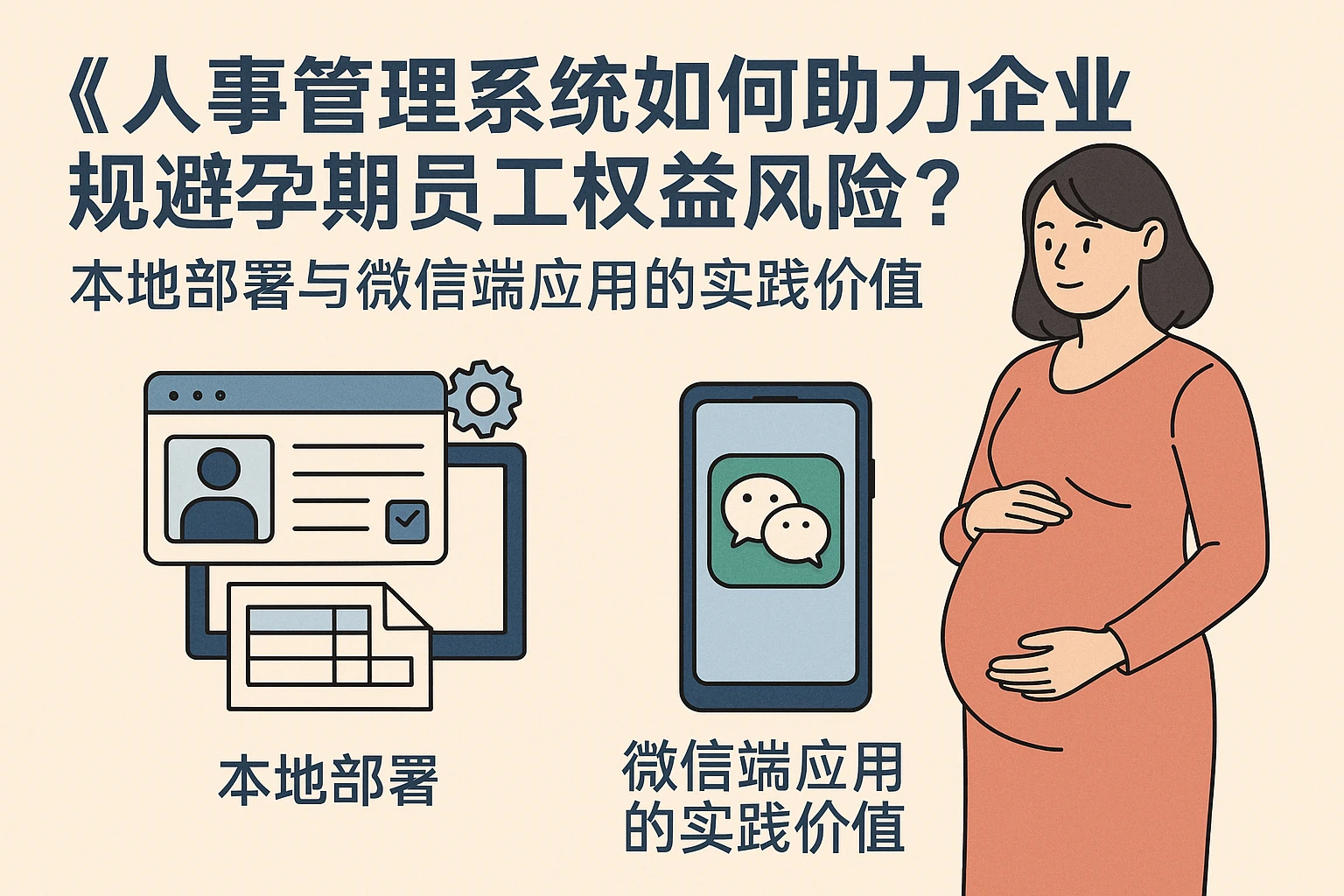 人事管理系统如何助力企业规避孕期员工权益风险？本地部署与微信端应用的实践价值