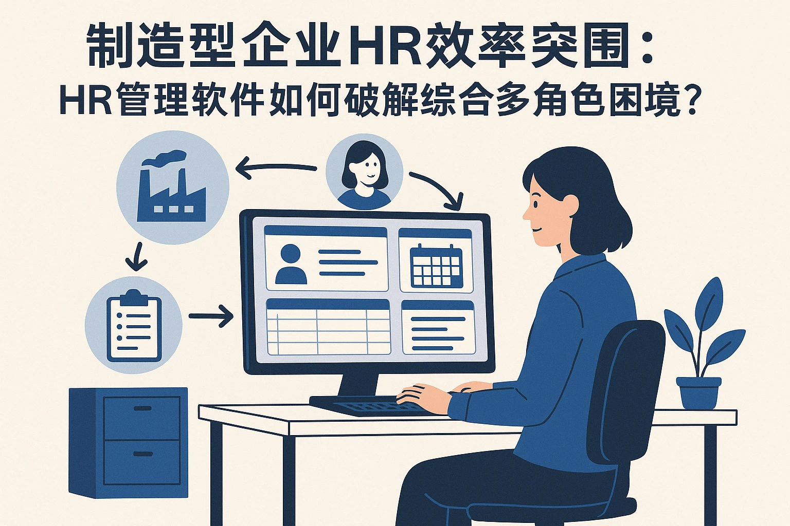 制造型企业HR效率突围：HR管理软件如何破解综合办多角色困境？