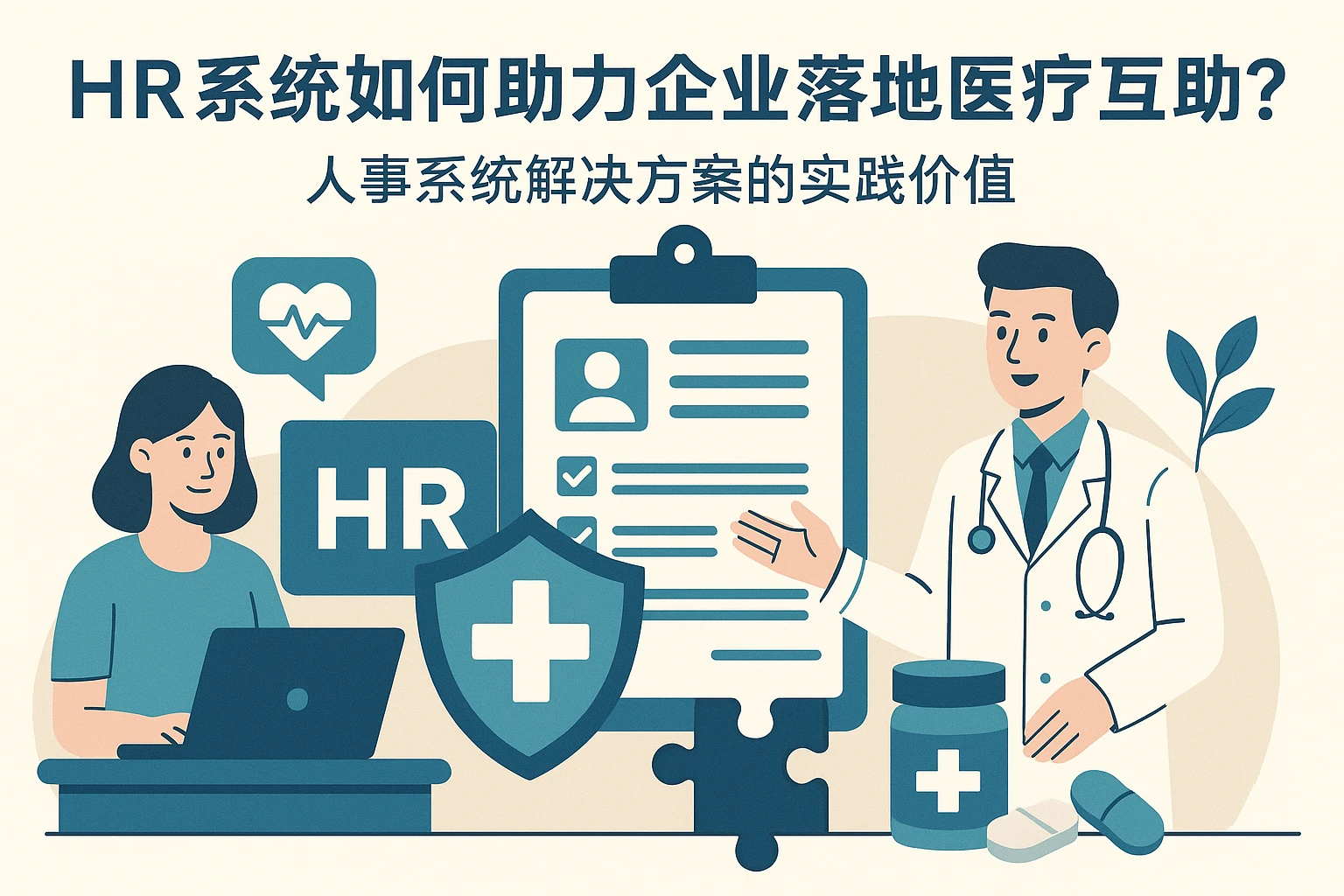 HR系统如何助力企业落地医疗互助？人事系统解决方案的实践价值