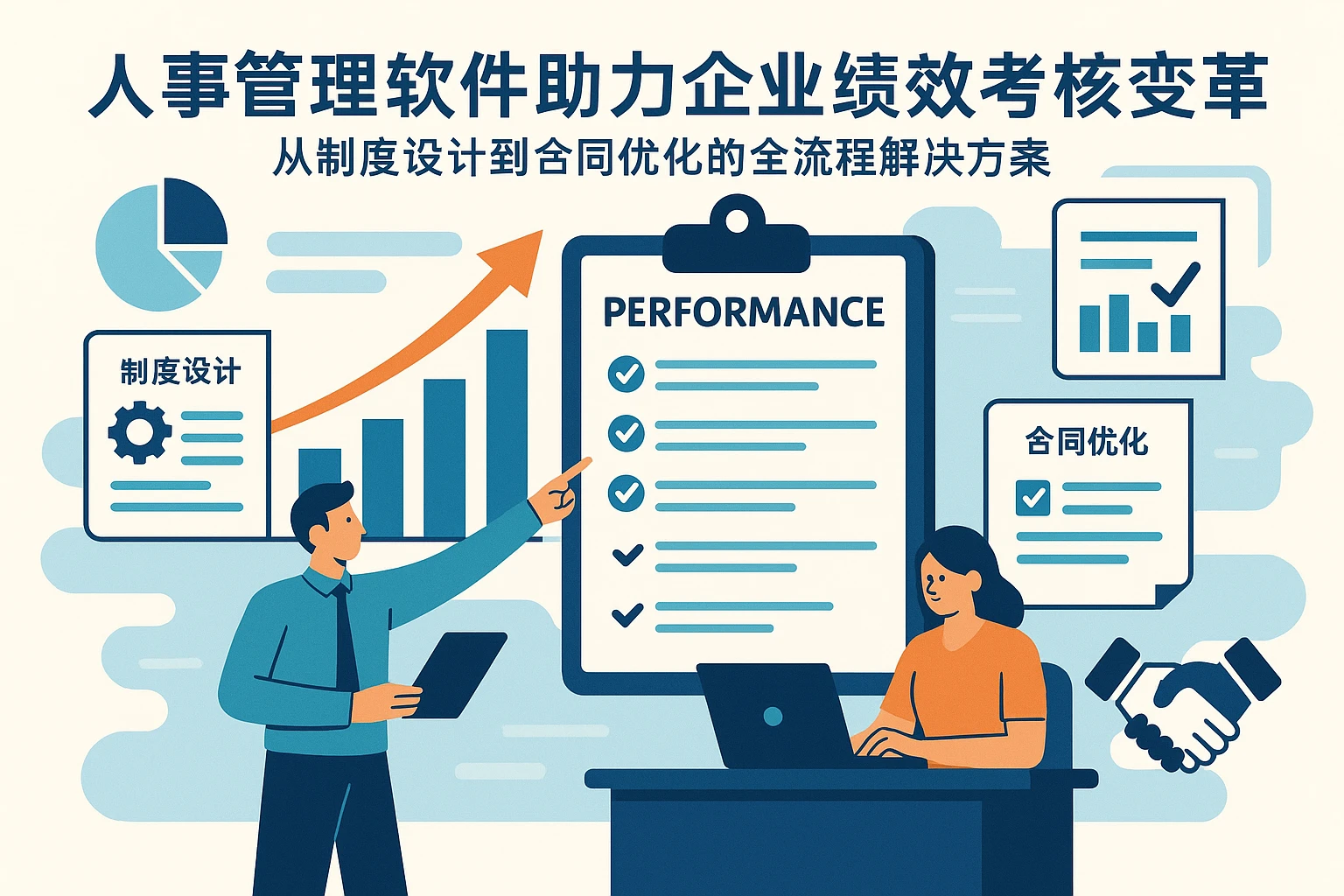 人事管理软件助力企业绩效考核变革：从制度设计到合同优化的全流程解决方案