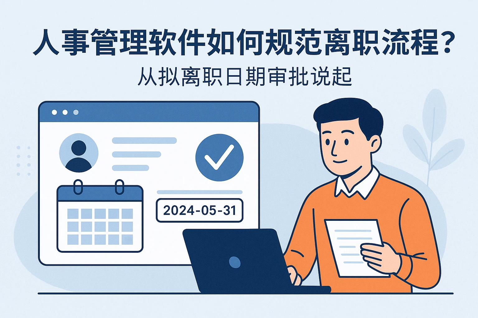 人事管理软件如何规范离职流程？从拟离职日期审批说起