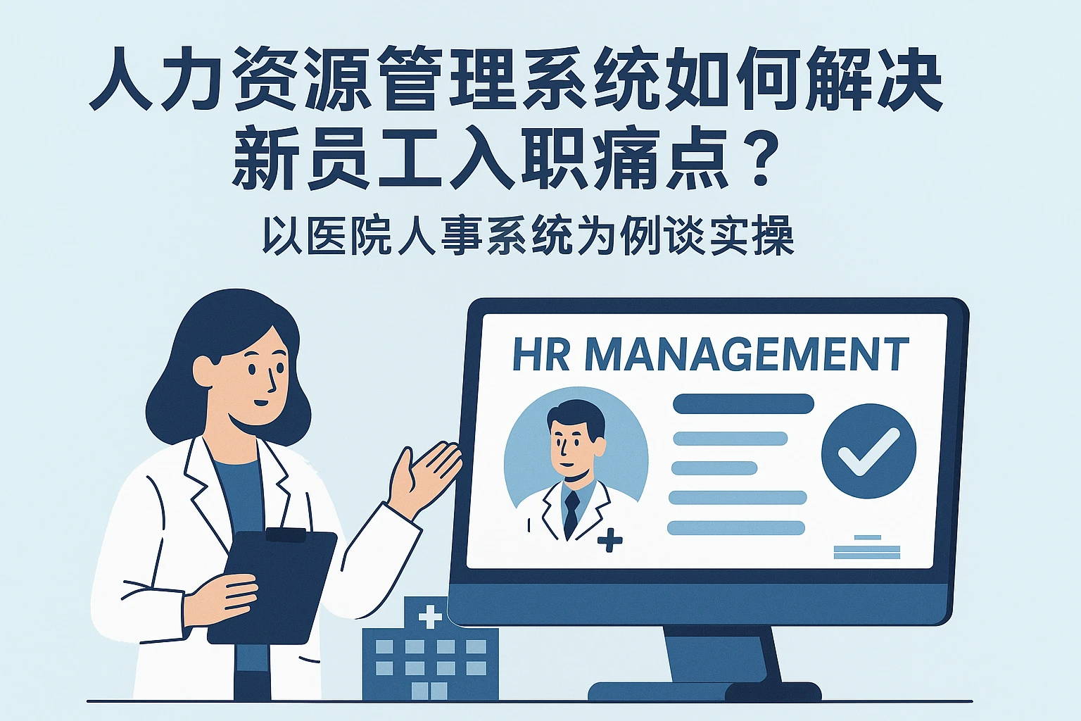 人力资源管理系统如何解决新员工入职痛点？以医院人事系统为例谈实操