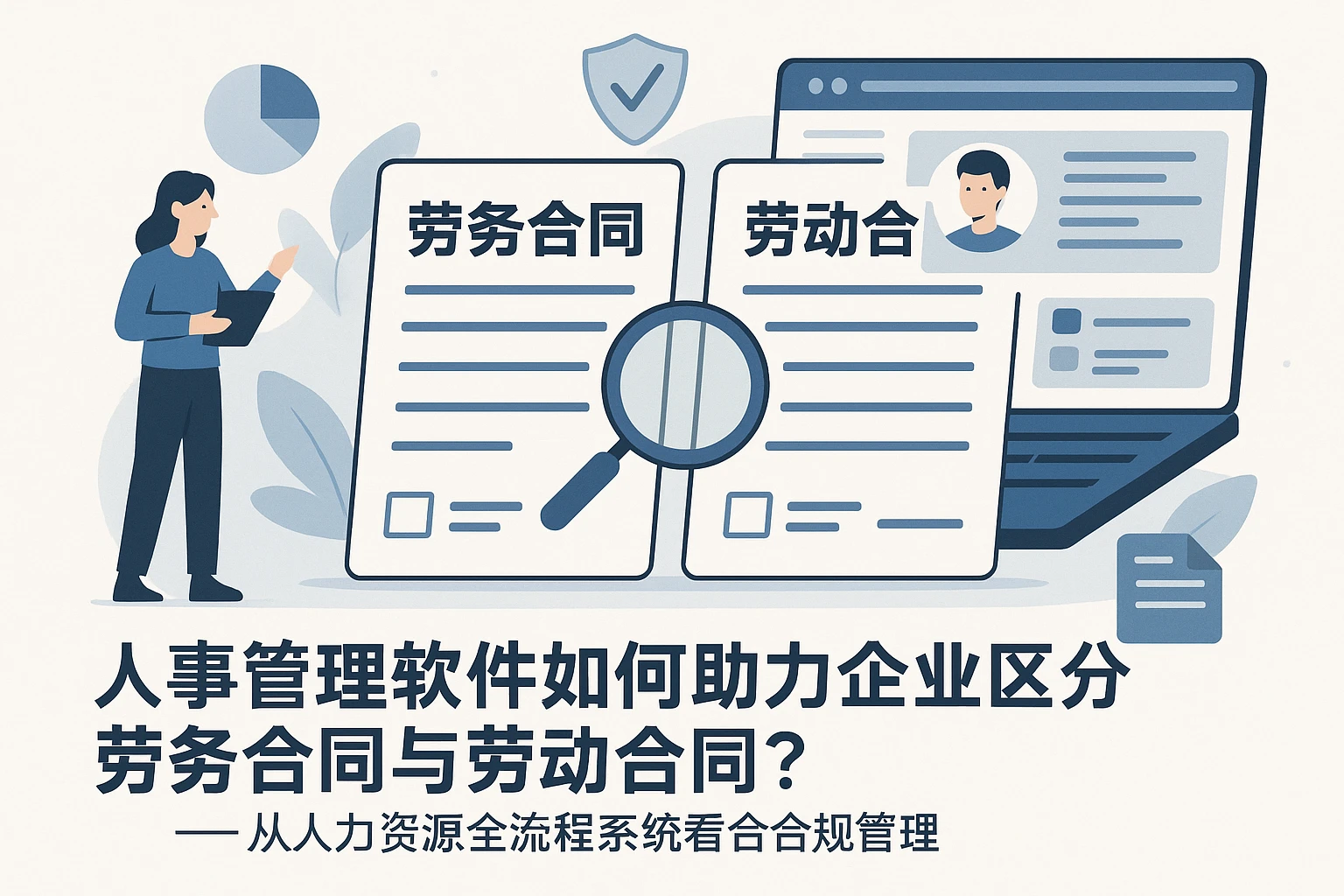 人事管理软件如何助力企业区分劳务合同与劳动合同？——从人力资源全流程系统看合规管理