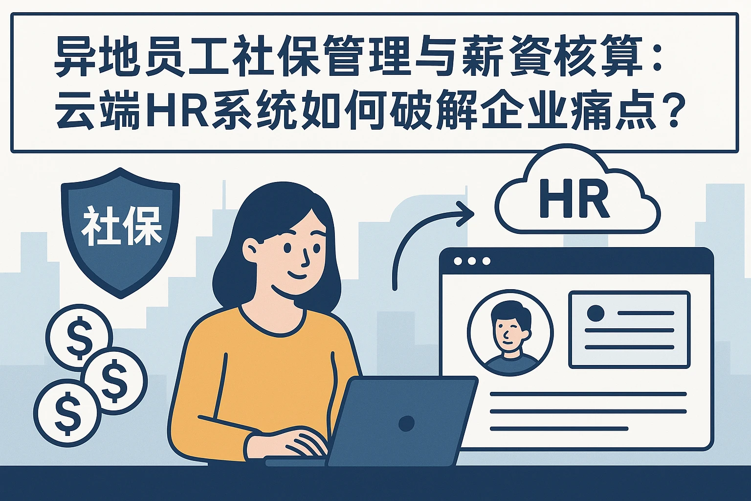 异地员工社保管理与薪资核算：云端HR系统如何破解企业痛点？
