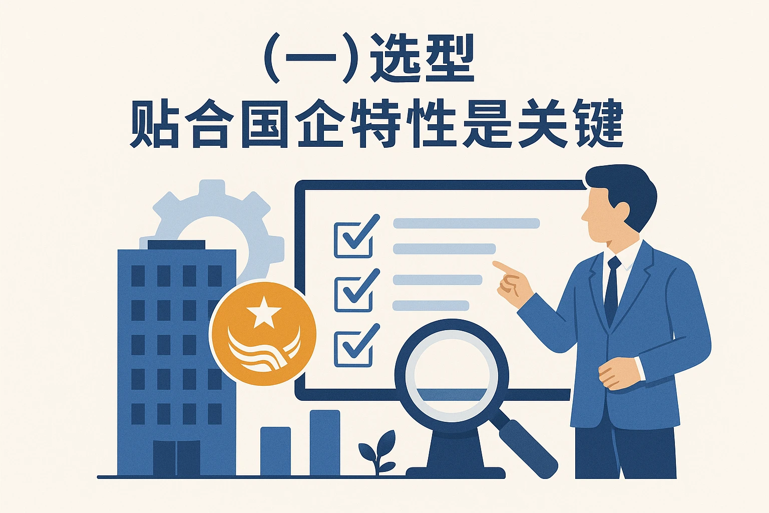 （一）选型：贴合国企特性是关键