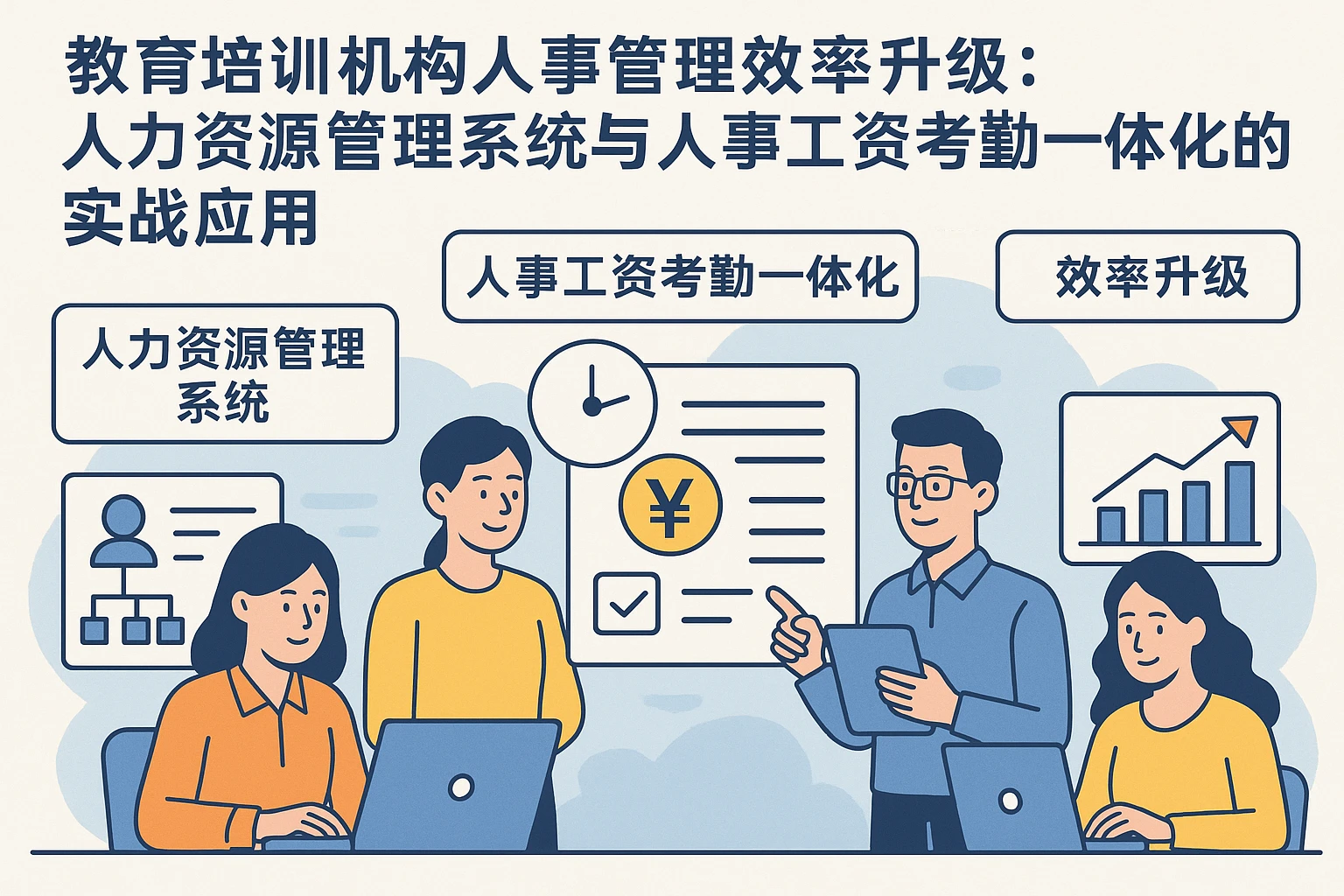 教育培训机构人事管理效率升级：人力资源管理系统与人事工资考勤一体化的实战应用