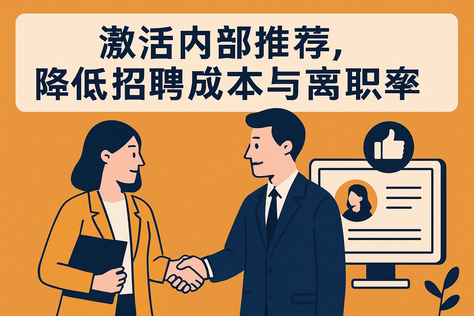 2. 激活内部推荐，降低招聘成本与离职率