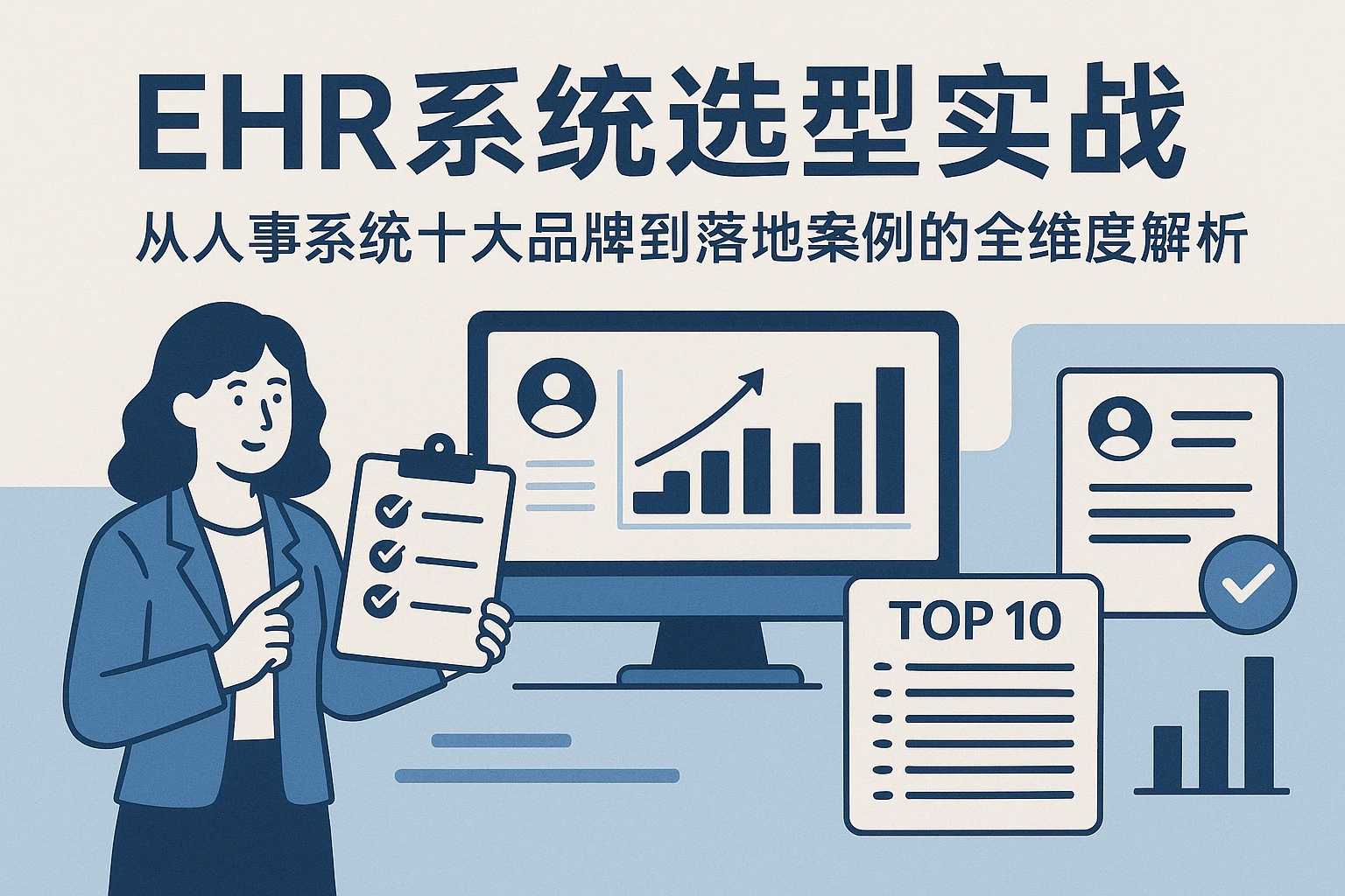 EHR系统选型实战：从人事系统十大品牌到落地案例的全维度解析