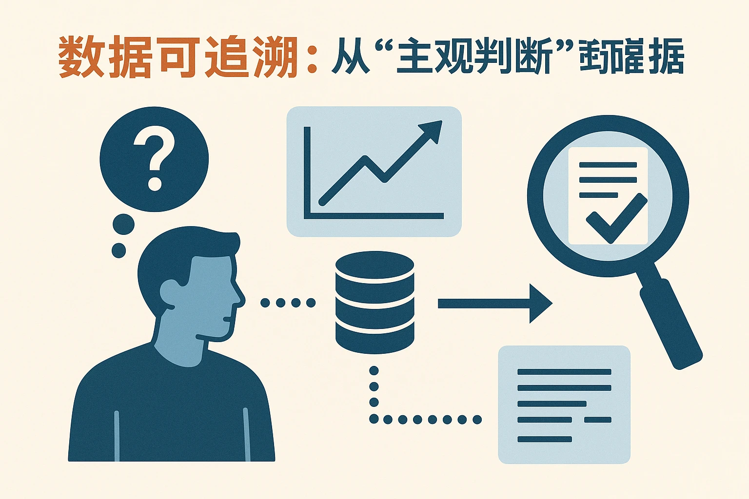 2. 数据可追溯：从“主观判断”到“证据支撑”