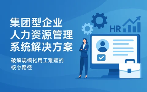 集团型企业人力资源管理系统解决方案：破解规模化用工难题的核心路径