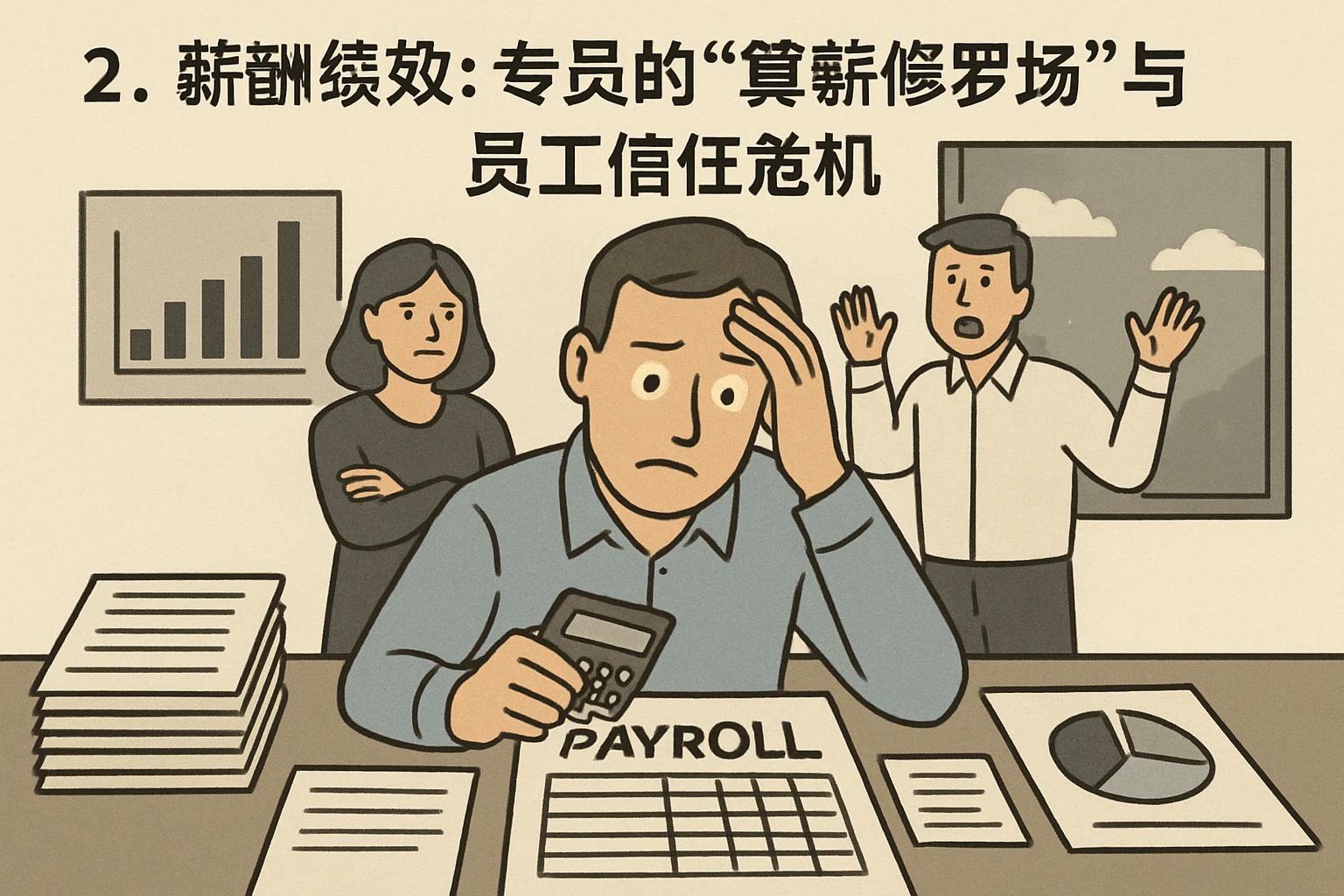 2. 薪酬绩效：专员的“算薪修罗场”与员工信任危机