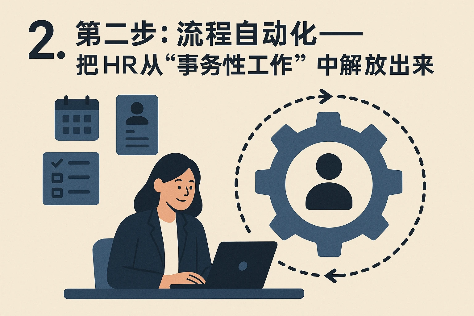 2. 第二步：流程自动化——把HR从“事务性工作”中解放出来