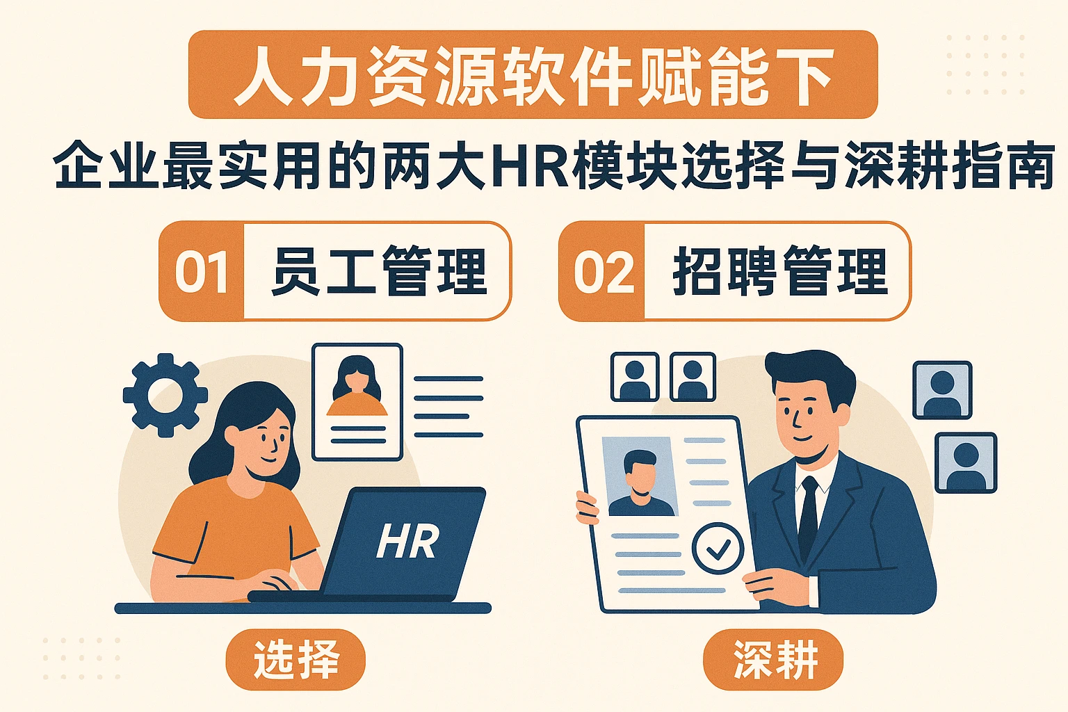 人力资源软件赋能下，企业最实用的两大HR模块选择与深耕指南