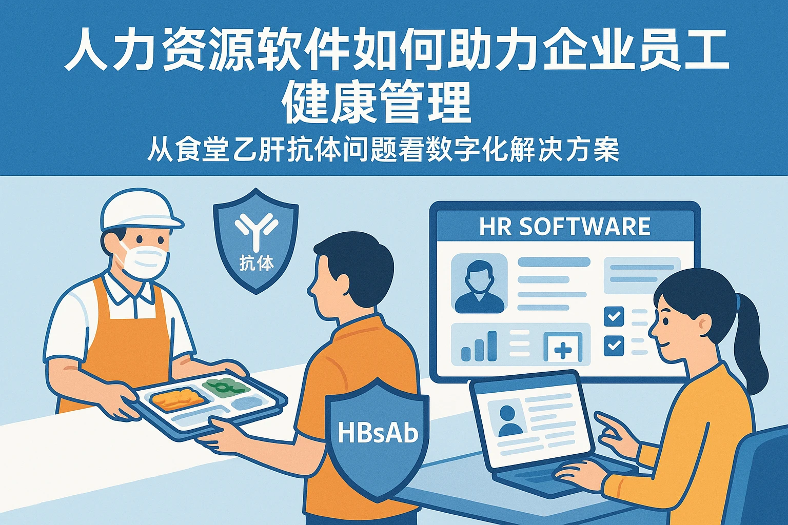 人力资源软件如何助力企业员工健康管理——从食堂乙肝抗体问题看数字化解决方案