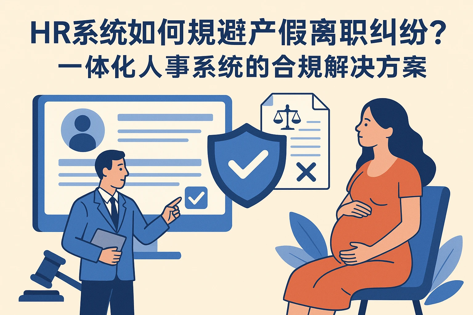 HR系统如何规避产假离职纠纷？一体化人事系统的合规解决方案
