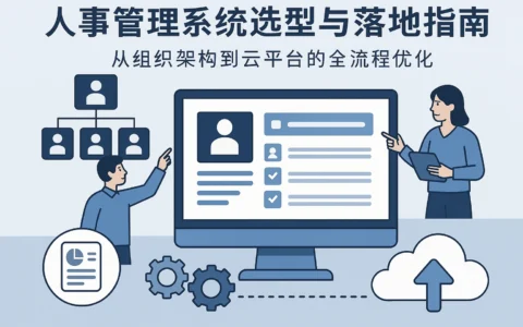 人事管理系统选型与落地指南：从组织架构到云平台的全流程优化