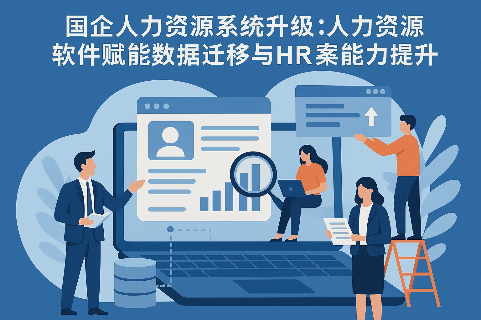 国企人力资源系统升级：人力资源软件赋能数据迁移与HR文案能力提升