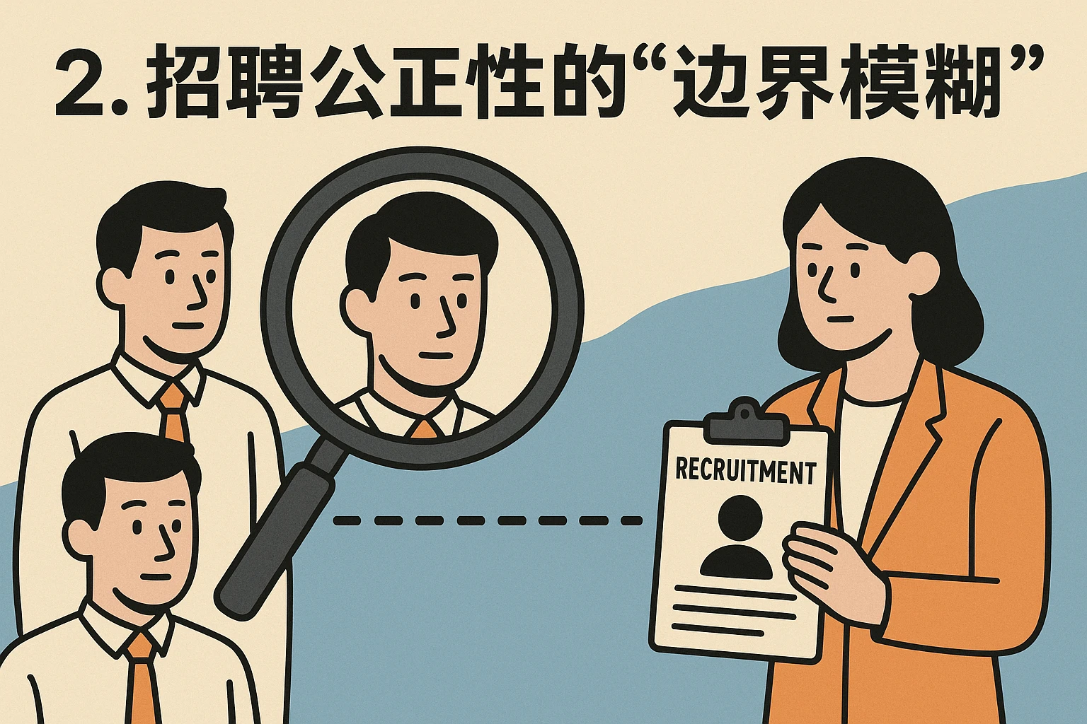 2. 招聘公正性的“边界模糊”