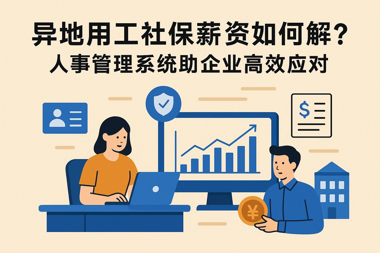 异地用工社保薪资难题如何解？人事管理系统助企业高效应对